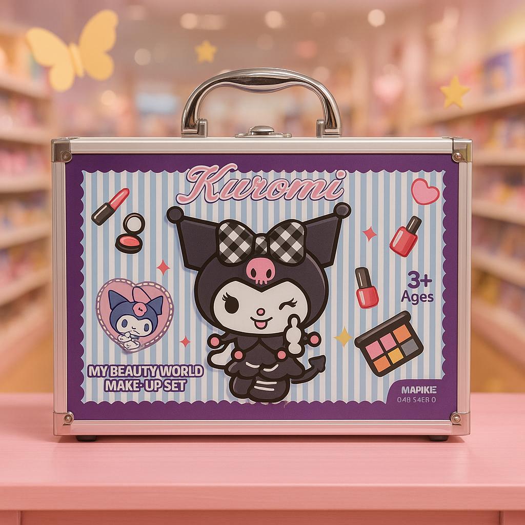 حقيبة مكياج Kuromi الأنيقة 🎀